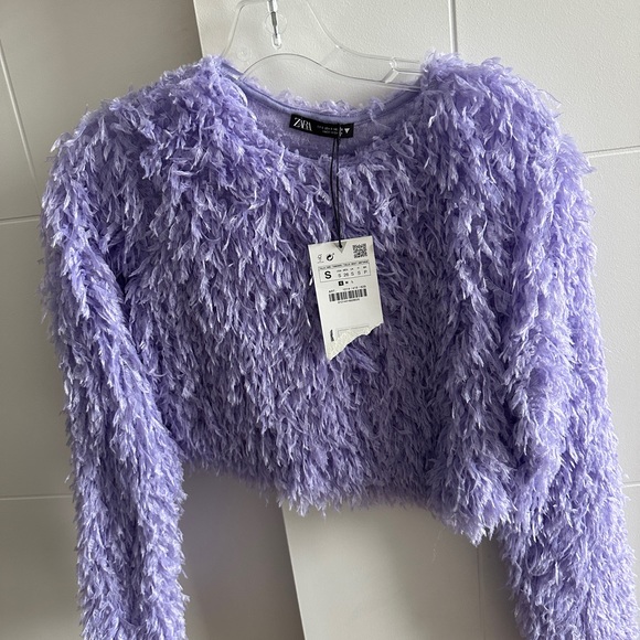 Zara feather top - Picture 2 of 3